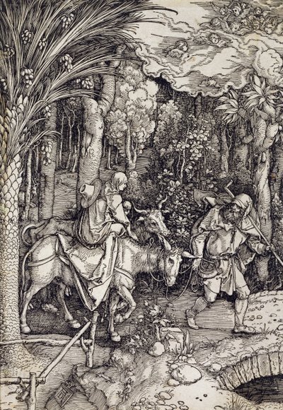The Flight into Egypt by Albrecht Dürer